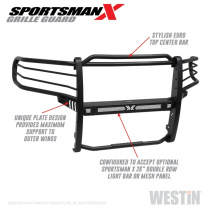 Dodge Ram 1500 2019-2024 Sportsman X Bull Bar / Frontbåge Westin - Texturerad Svart